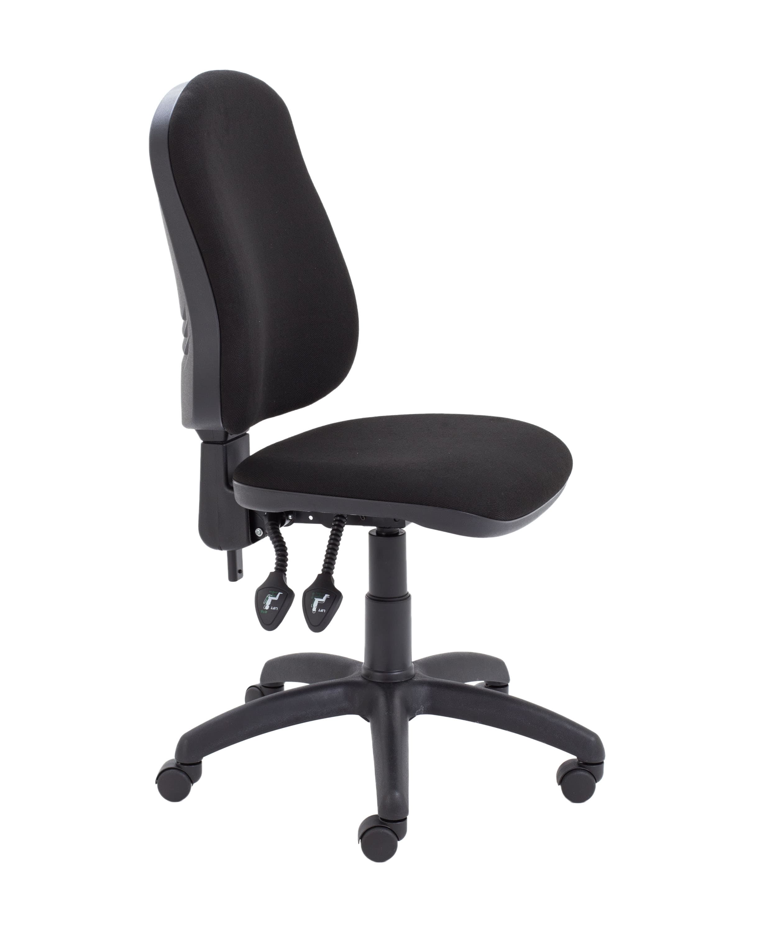 Calypso 2 High Back Operator Chair | No Arms | Black