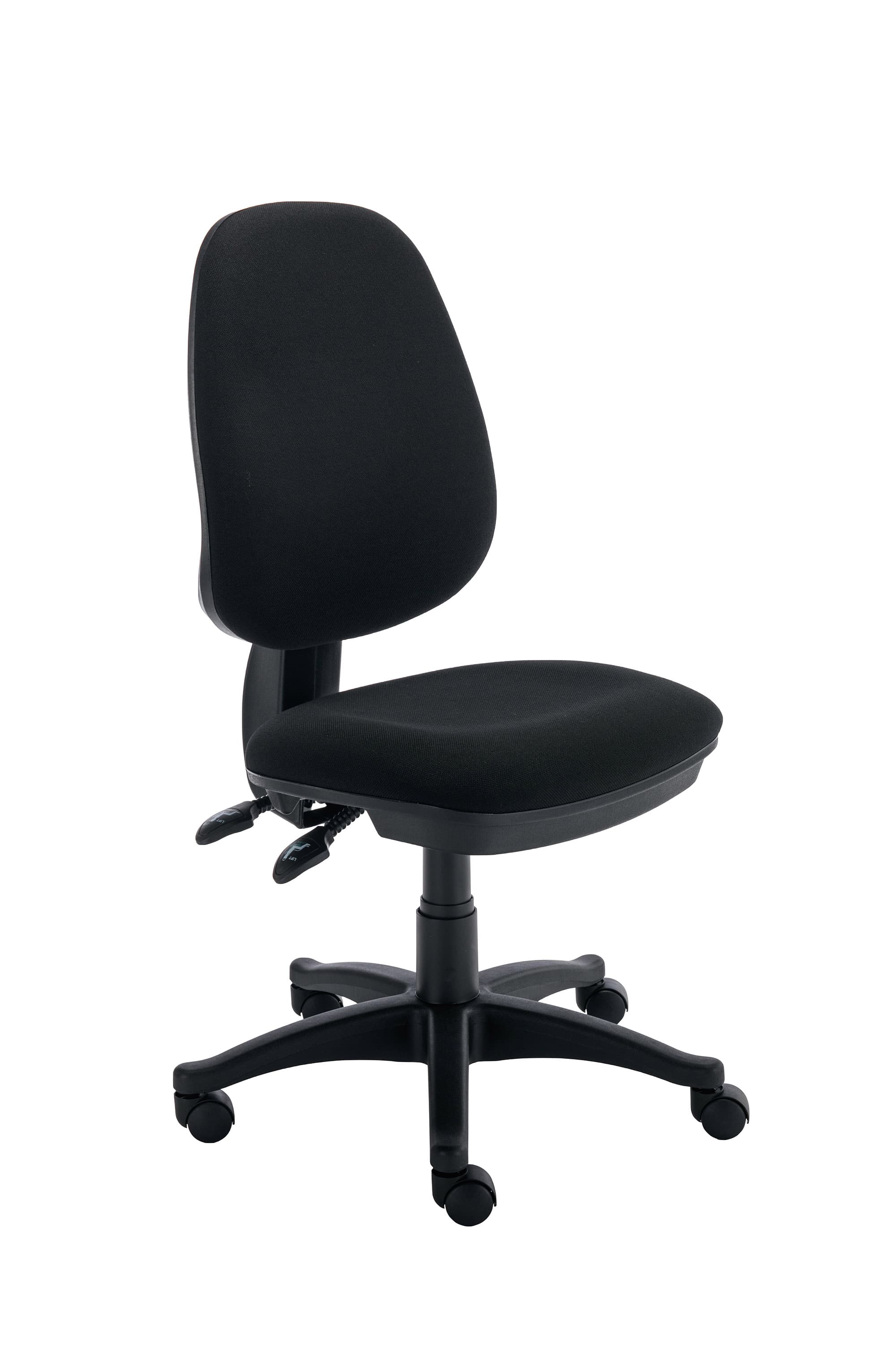 Versi 2 Lever Operator Chair | No Arms | Black