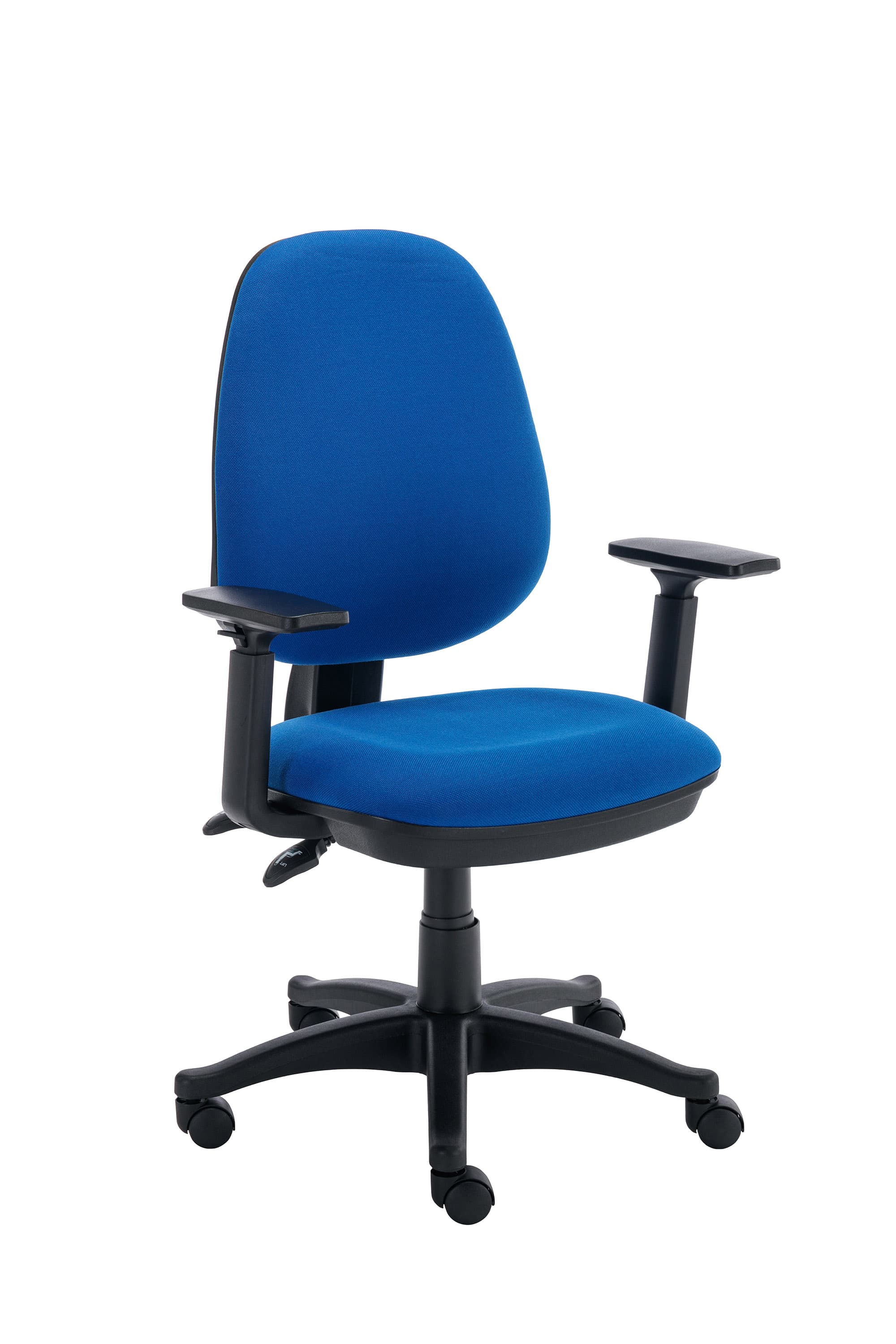 Versi 2 Lever Operator Chair | Adjustable Arms | Royal Blue