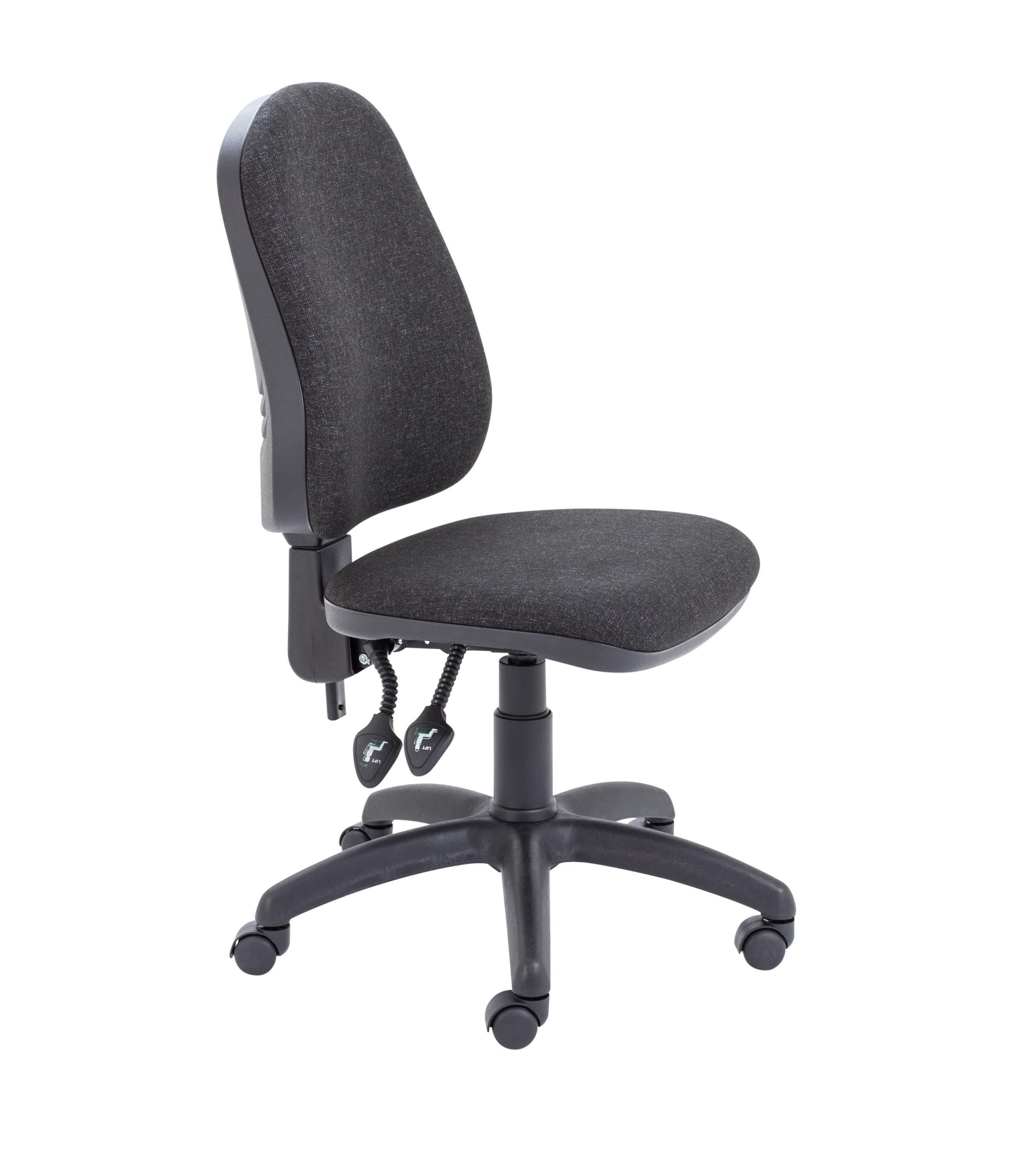 Calypso 2 High Back Operator Chair | No Arms | Charcoal