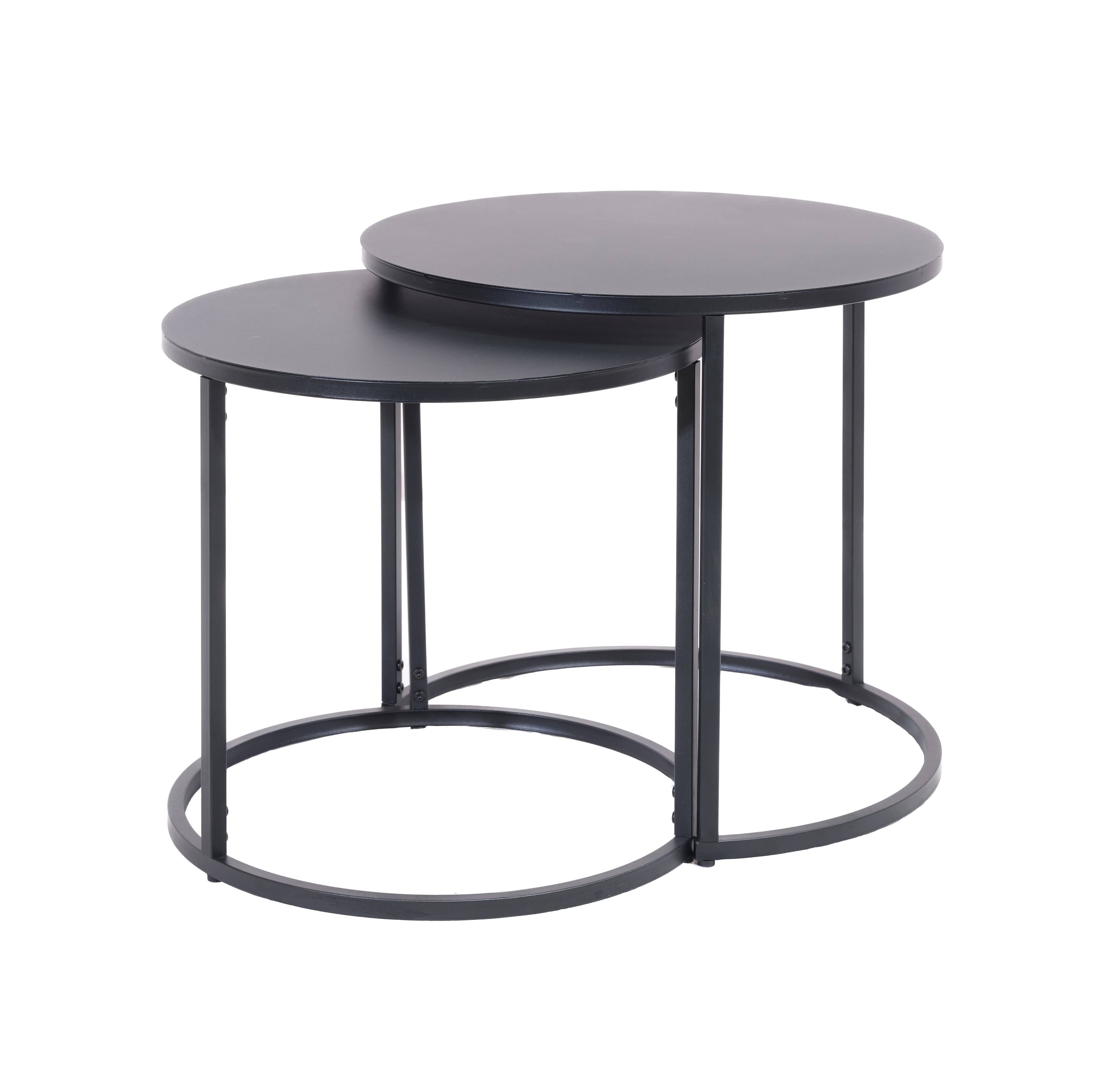Sync Nested Coffee Table Set | Black/Black