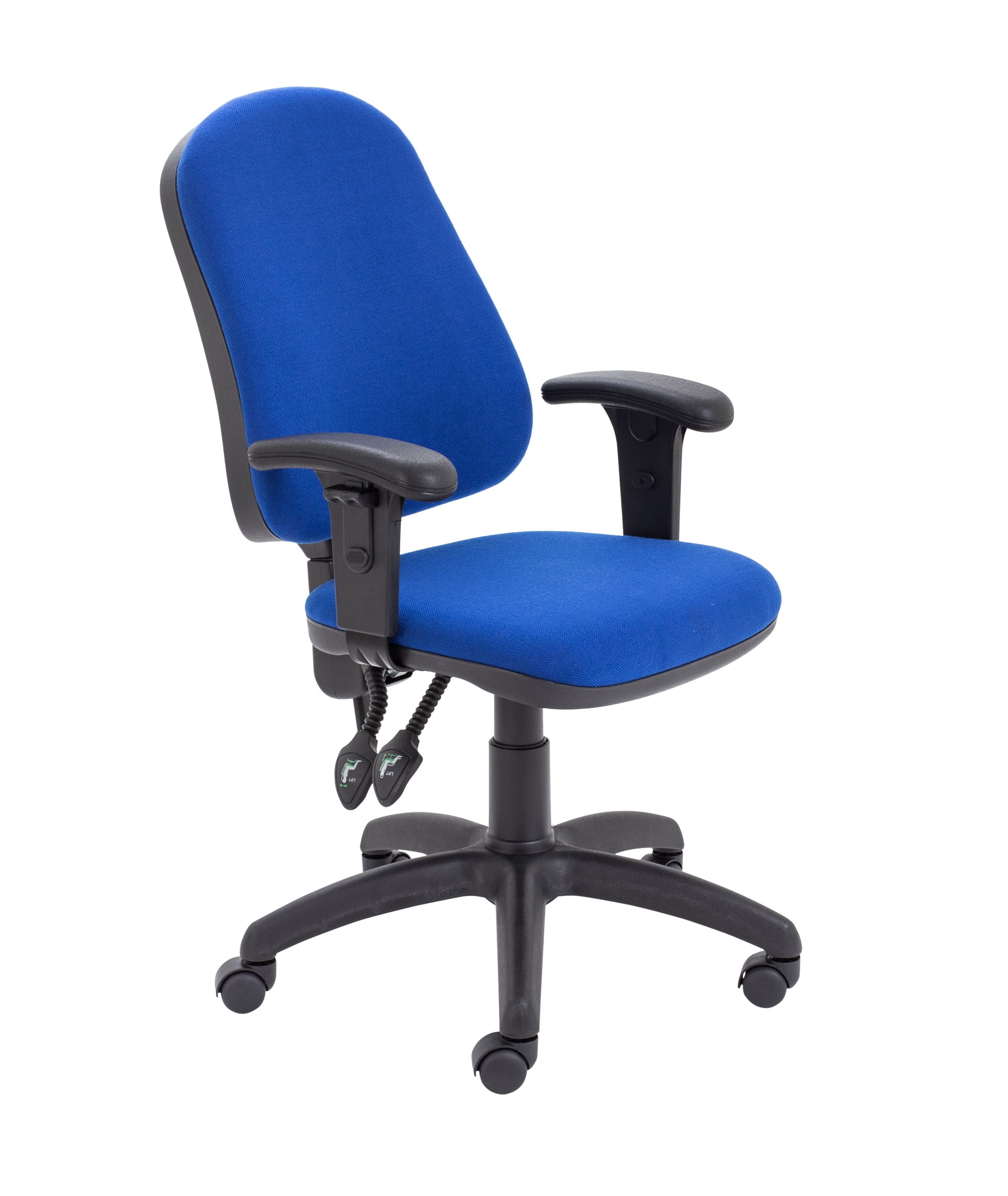 Calypso 2 High Back Operator Chair | Adjustable Arms | Royal Blue