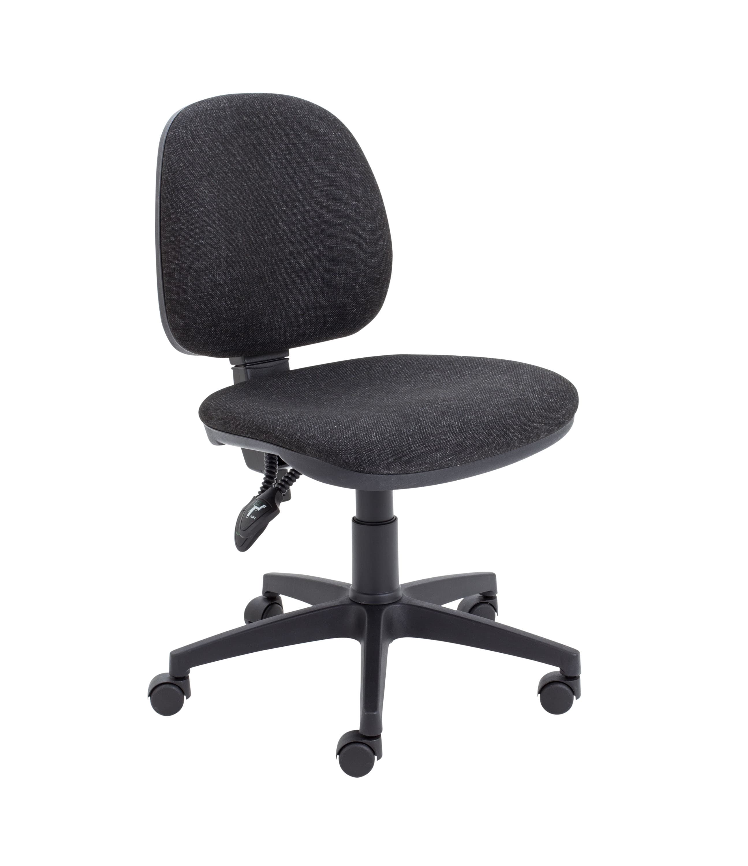 Concept Operator Chair | Mid-Back | No Arms | Charcoal