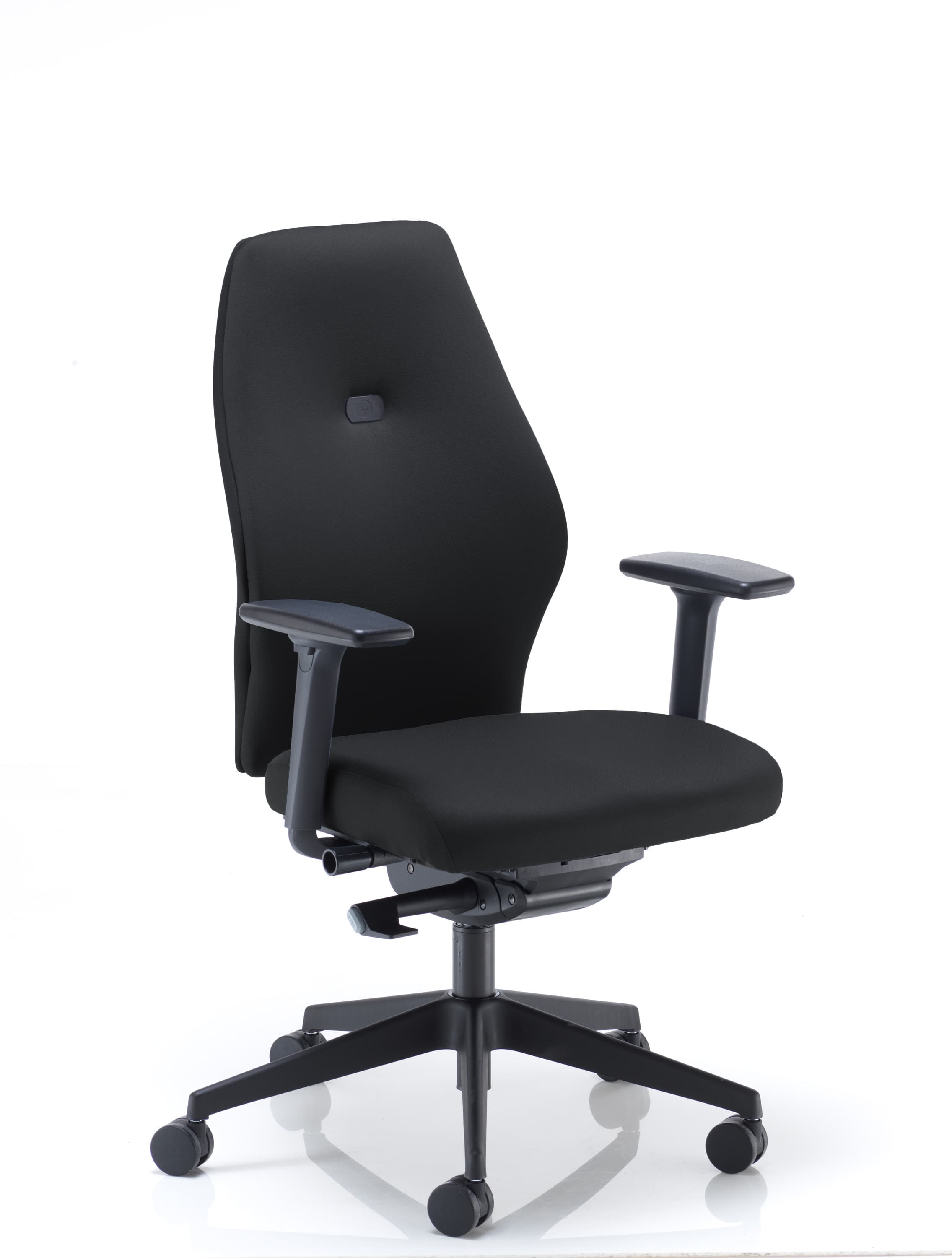 Deluxe Ergonomic Posture Chair with Height and Depth Adjustable Arms | Black