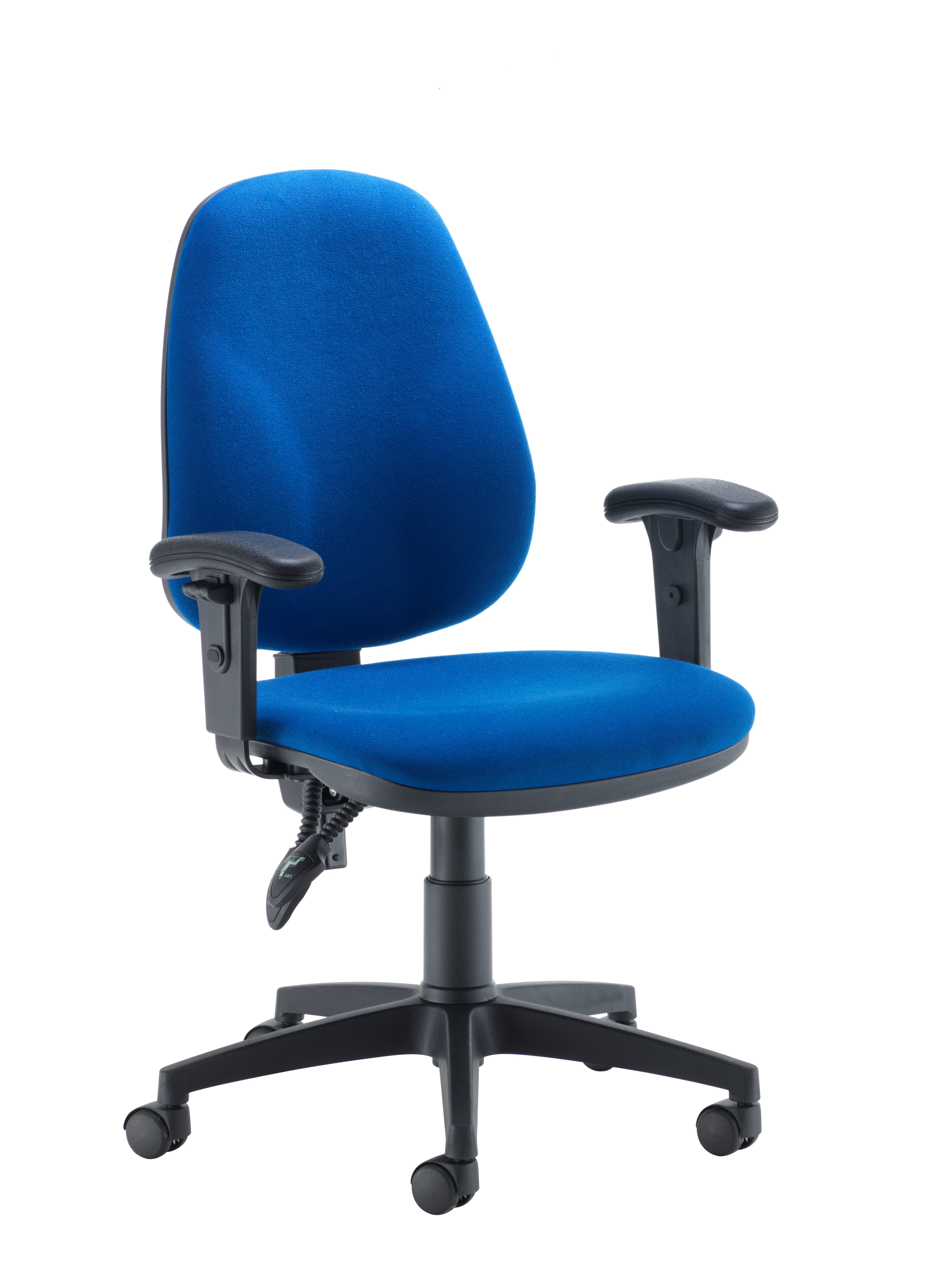 Concept Operator Chair | High-Back | Adjustable Arms | Royal Blue
