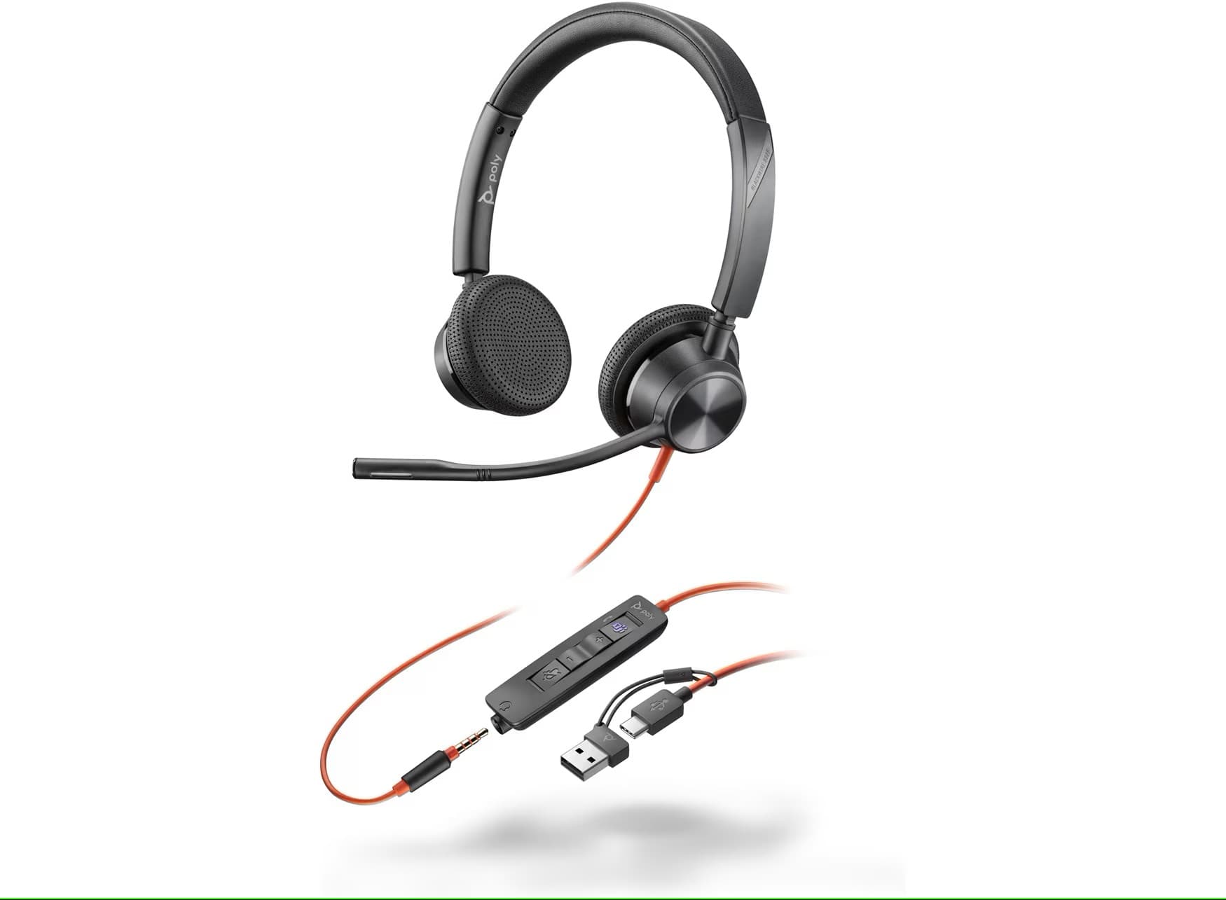 Poly Blackwire 3225 Stereo UC USB-C/A +3.5mm